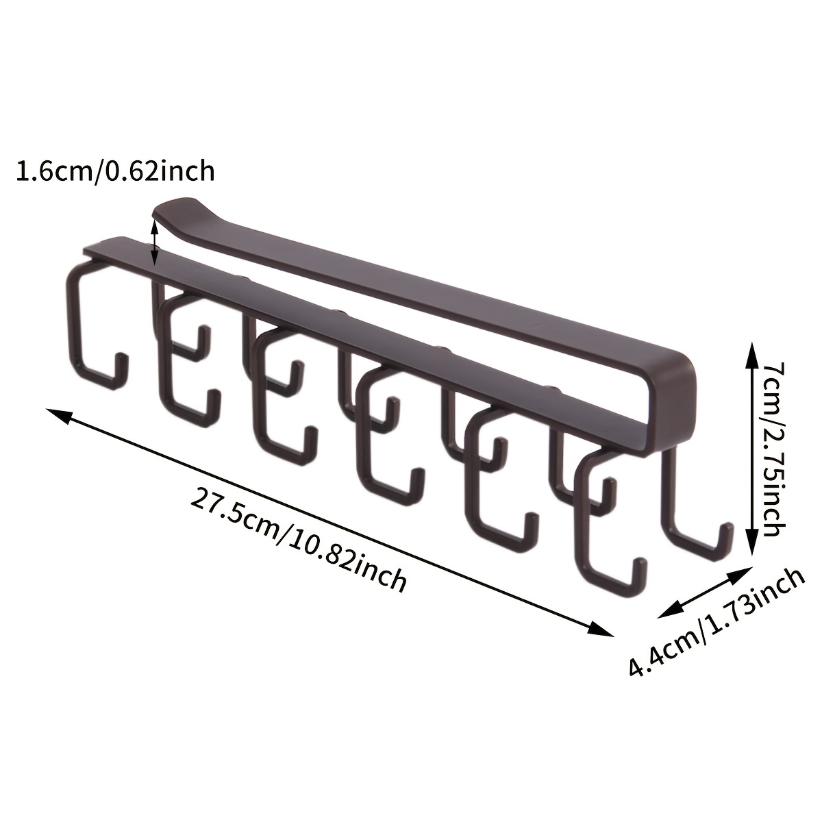 Multifunctional Punch-free Iron Storage Rack for Kitchen Cabinet