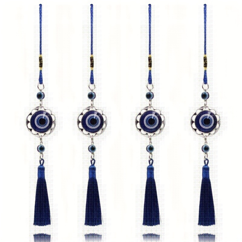 Peach Heart Eye Pendant Tassel Devil's Eye Men's Accessory
