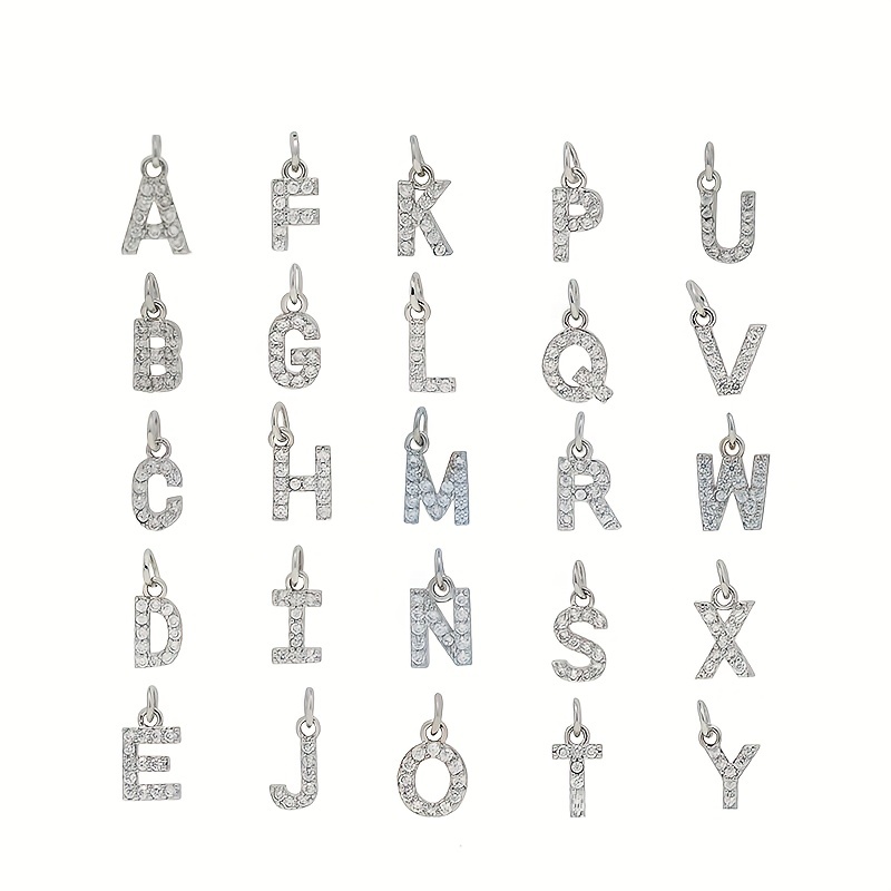 rhinestone alphabet charms, rhinestone alphabet charms Suppliers