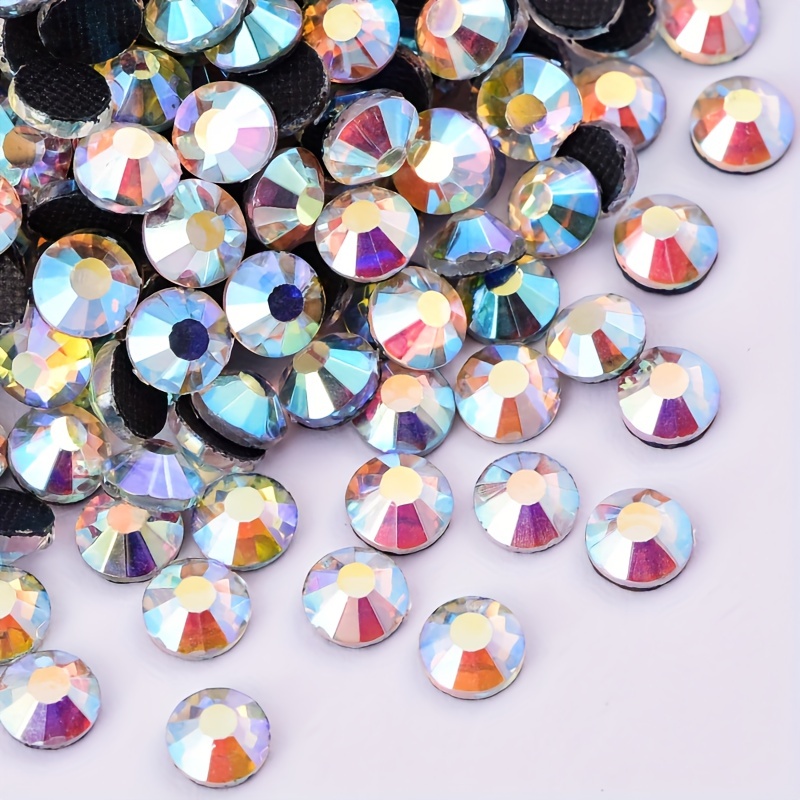 33 Colors Iron On Crystal DMC Hot Fix Rhinestones Crystal AB