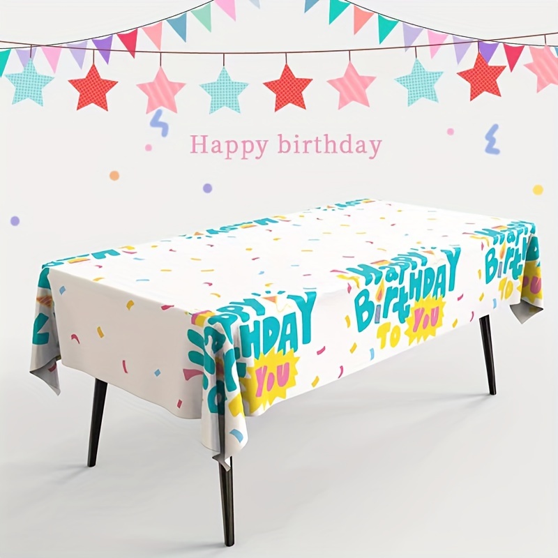 Tovaglia usa e getta a tema cielo stellato tovaglia a stella dello spazio  esterno decorazioni per feste di buon compleanno copertura per tavolo  Galaxy per bambini - AliExpress