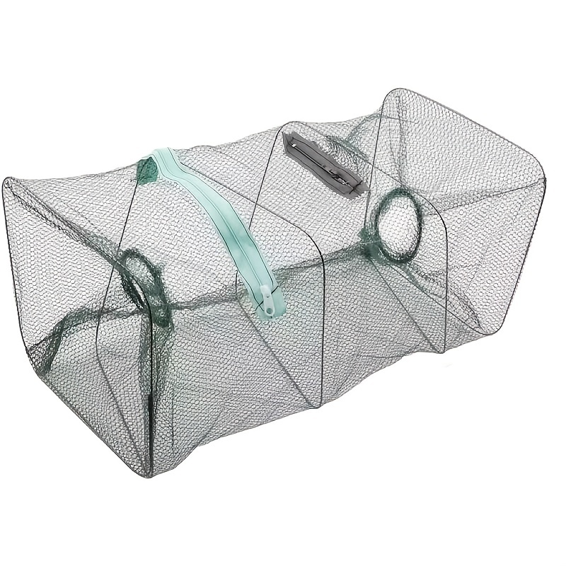 Collapsible Fishing Bait Trap - Catch More Crabs, Minnows, Crawfish,  Lobster, and Shrimp with Portable Cast Net - Foldable Fishing Accessory  (8.2x17.7