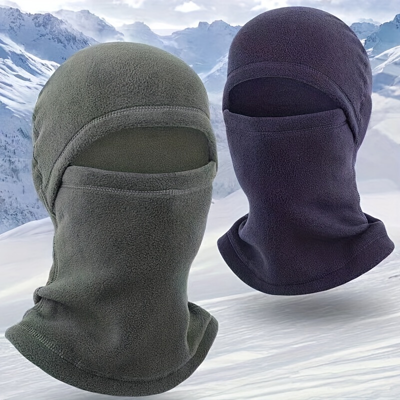 Cagoule d'hiver unisexe pour homme et femme, masque de ski coupe