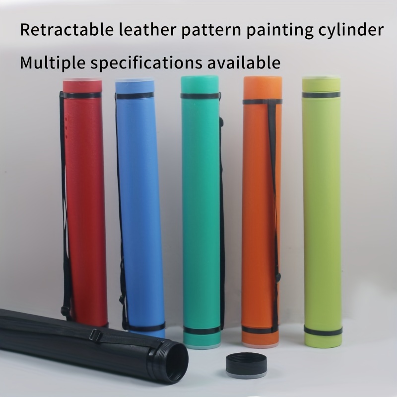 Plastic Small Poster Storage Tube Retractable Document - Temu