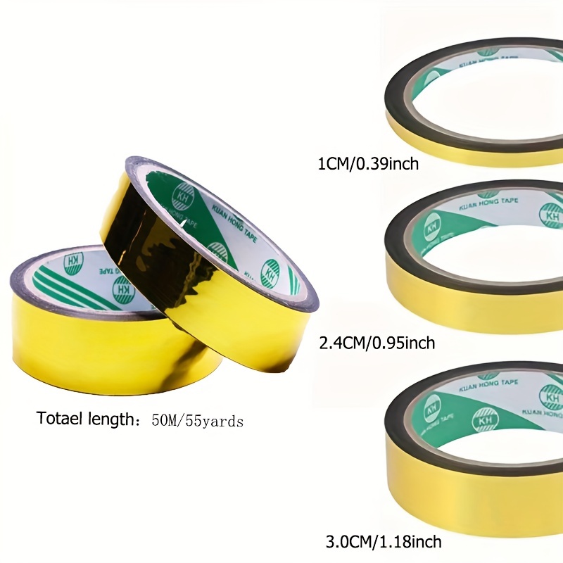 Comprar Adhesivo flash para decoración DIY Cinta dorada reflectante Cinta  láser