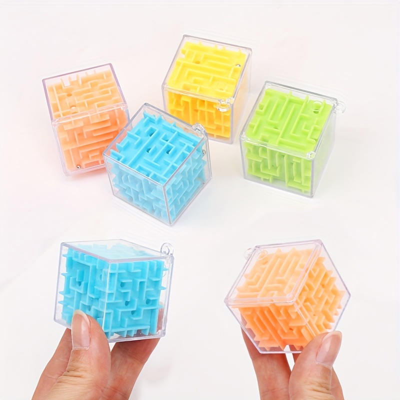 3d Maze Magic Cube Transparent Puzzle Speed Circular Rolling - Temu Canada