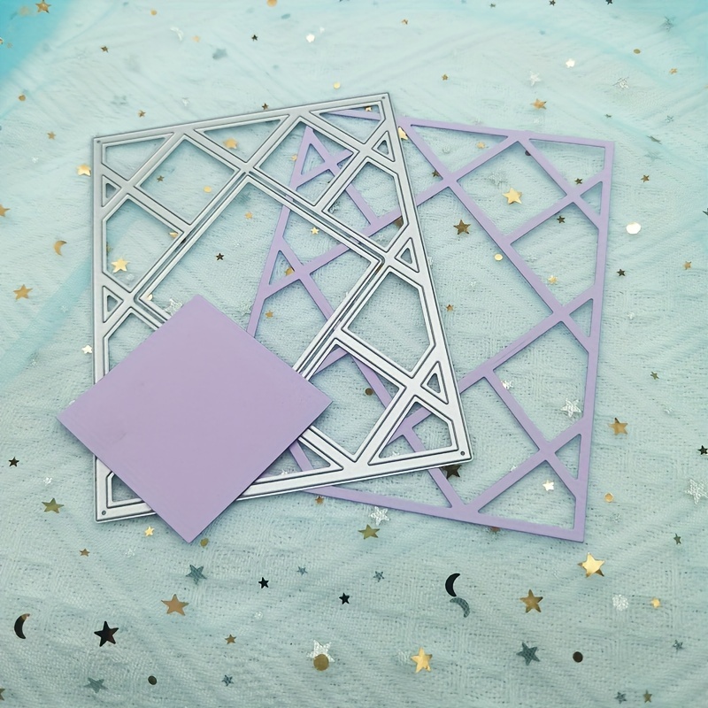 Stars Swirls Background Metal Cutting Dies For Card Making - Temu