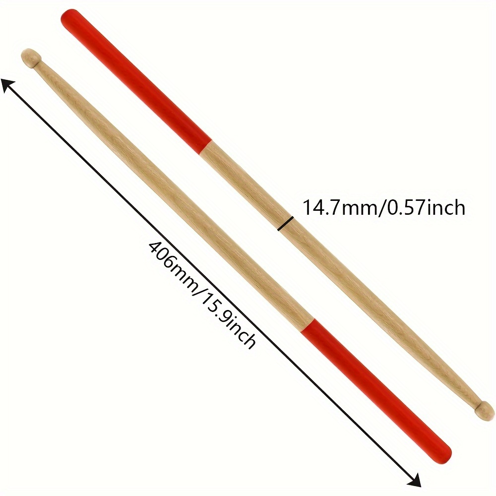 1 Coppia Bacchette Batteria Manico In Gomma Antiscivolo 5a - Temu Italy