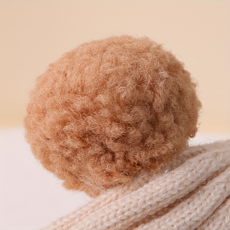 Winter Baby Beanie Cartoon Bear Ear Protection Knitted Hat