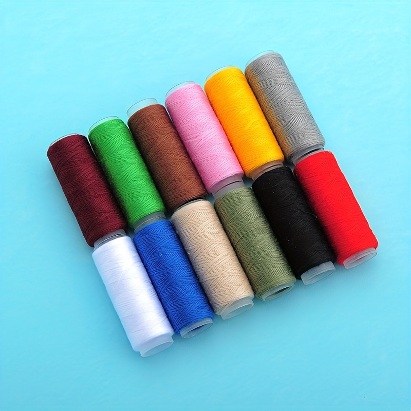 12Rolls 1000 Yards/Roll 40S/2 Polyester Thread for Sewing Machine