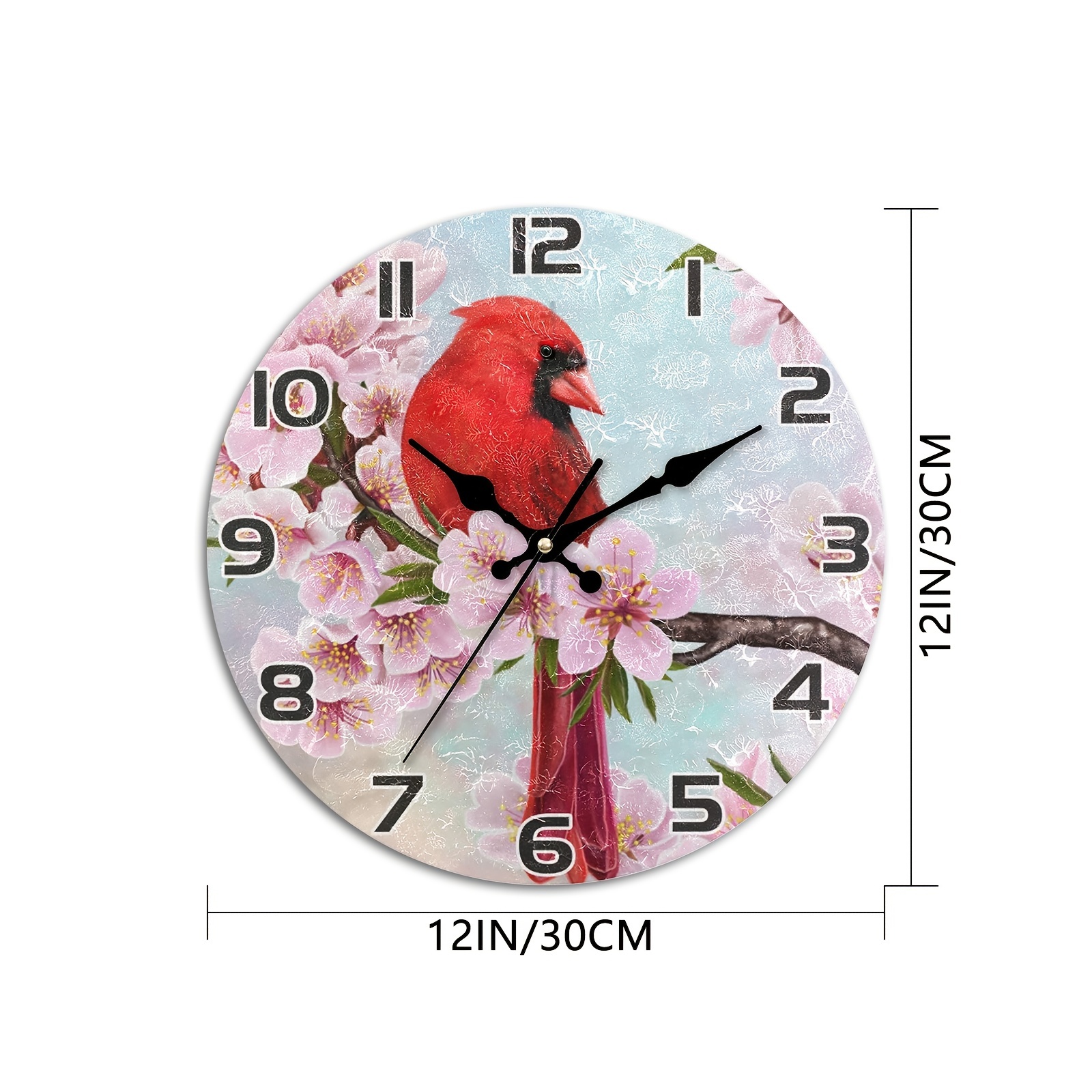 St. Louis Cardinals 3D Bird on the Bat Wall Clock