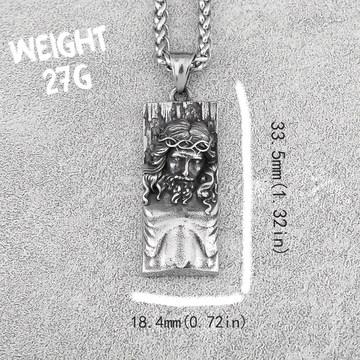 Vintage Shield Necklace for Men