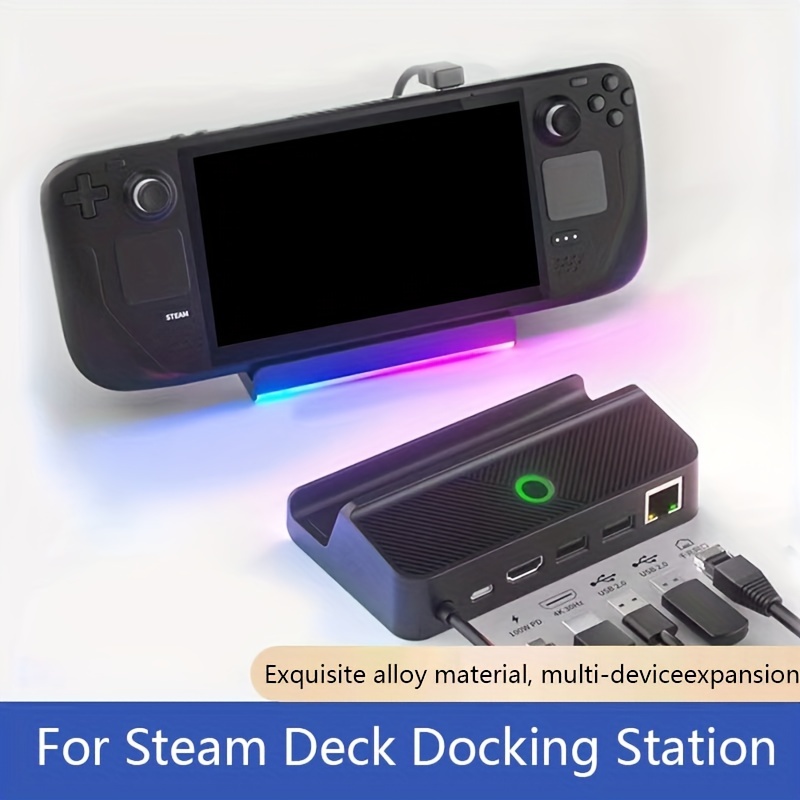 ROG Ally Docking Station 3 Monitors with 2 Steam Deck Fan,11 in 1 Triple  Monitor Docking Station for Asus Rog Ally Dock Nintendo Switch Docking