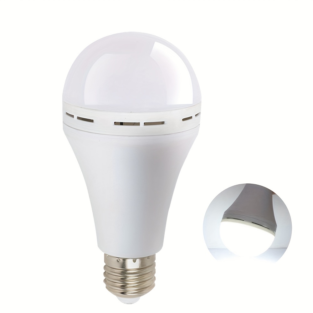 Lampe d'urgence LED rechargeable 7 W 9 W 12 W 15 W E26/E27/B22 Avec crochet  de suspension - Chine Ampoule D'urgence À LED, ampoule à LED