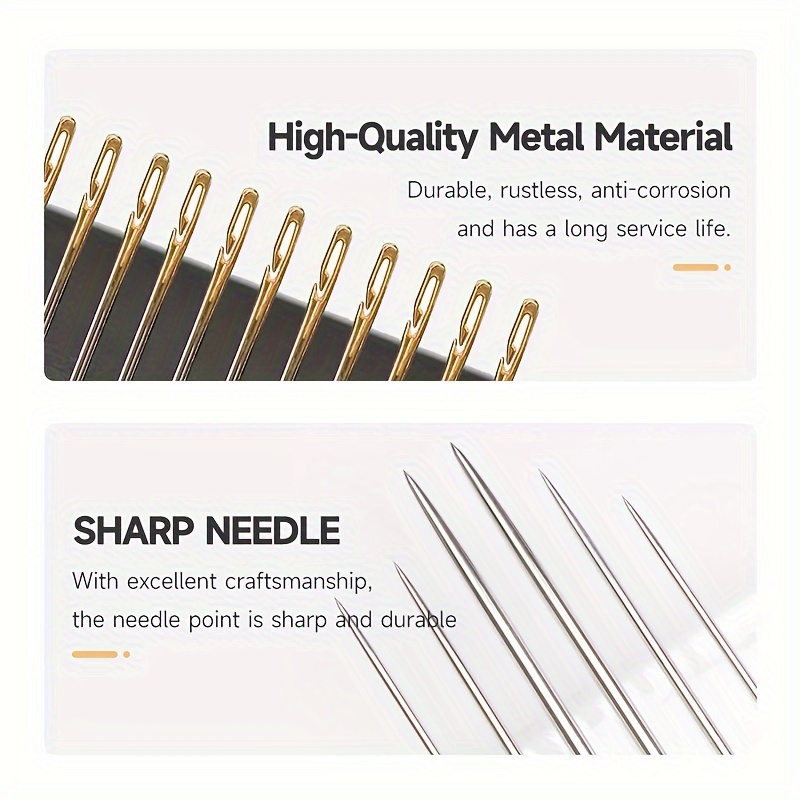  Sewmaster Needle-Side Hole Hand Sewing Tools, Needles