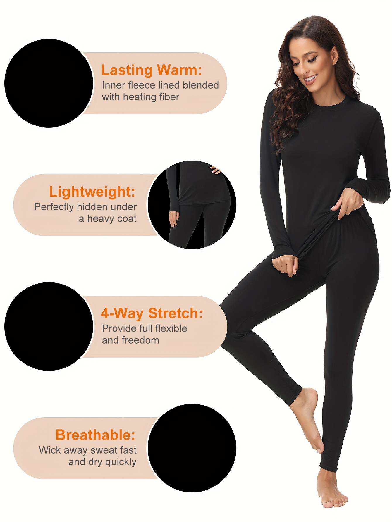 Seamless Body Shaper Warm Lingerie Women 2 Pieces Threaded Thermal  Underwear Long Johns Set - China Ribbed Thermal Underwear Set and Women's  Long Johns for Winter price