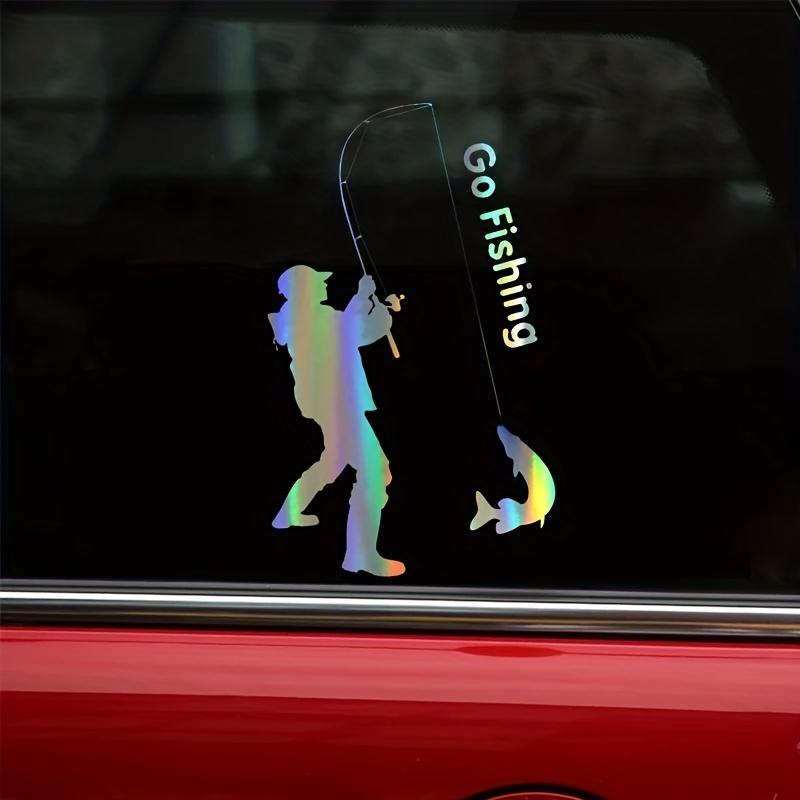 Car Sticker Go Fishing Fashion Decal Funny Stickers And Decals Vinyl Car  Styling