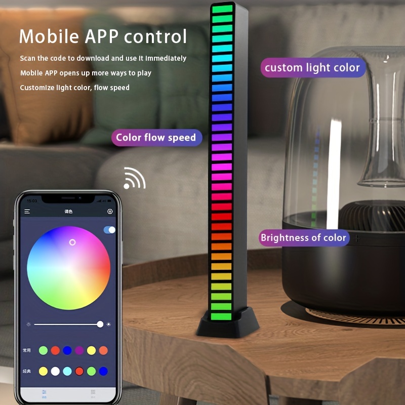 Mobile App Control Remoto Tira Luz Led Inteligente Ahorro - Temu Spain