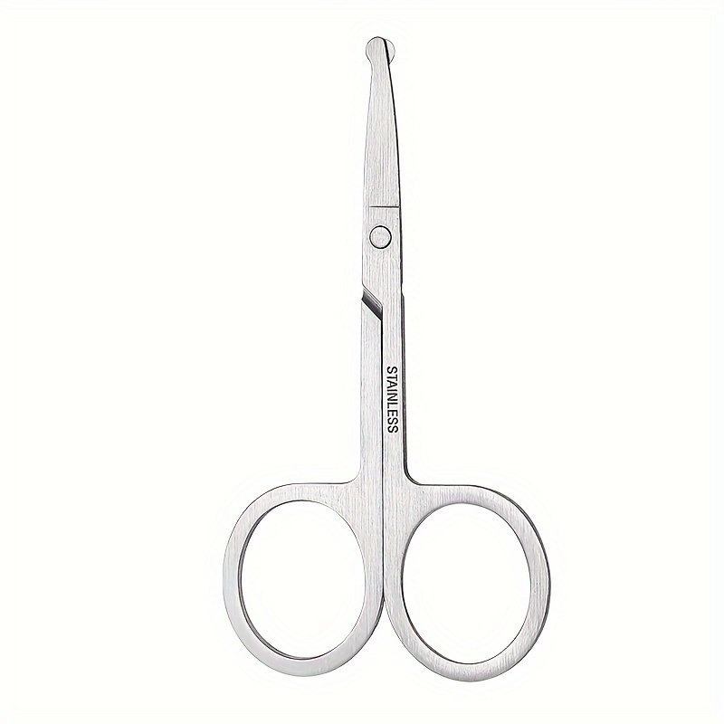 Safety Round Head Scissors Stainless Steel Small Scissors Beard Beauty Nose  Hair Scissors - Explore China Wholesale Round Head Scissors and Stainless  Steel Small Scissors, Beauty Nose Hair Trimmer, Manicure Scissors