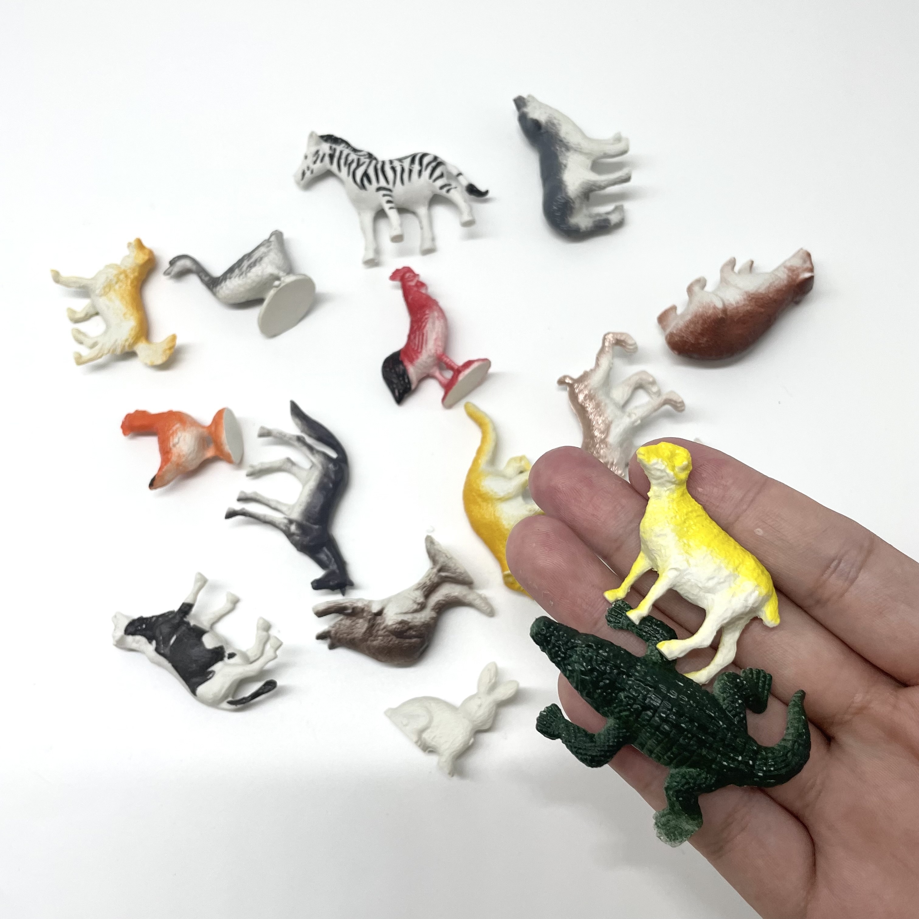 16 Pezzi Figurine Animali Bosco Realistici Giocattoli - Temu Italy