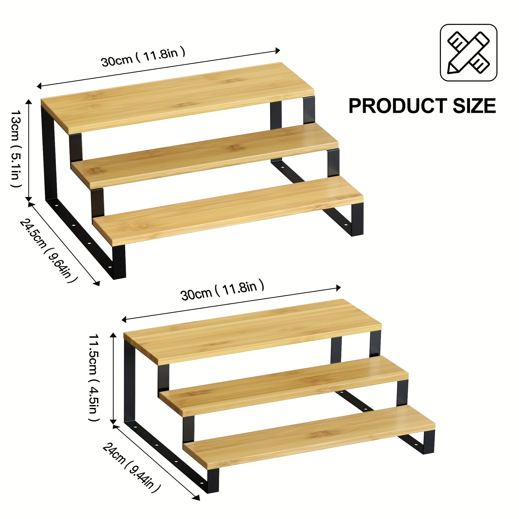 1pc Étagère De Rangement En Bois Pour Bureau Support De - Temu Belgium