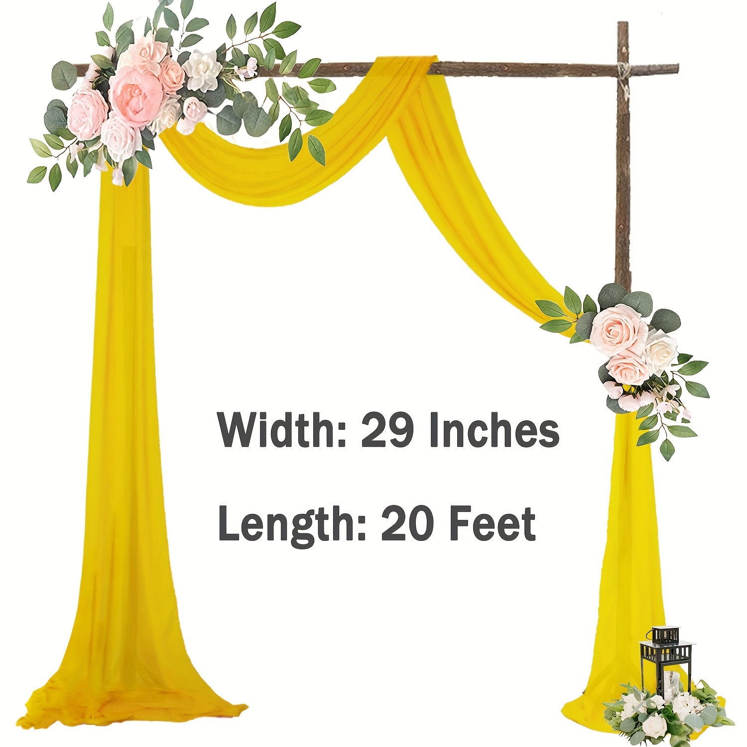 2pcs, viola matrimonio arco drappeggio tessuto tende in chiffon tende per  fondale 18FT arco tende matrimonio