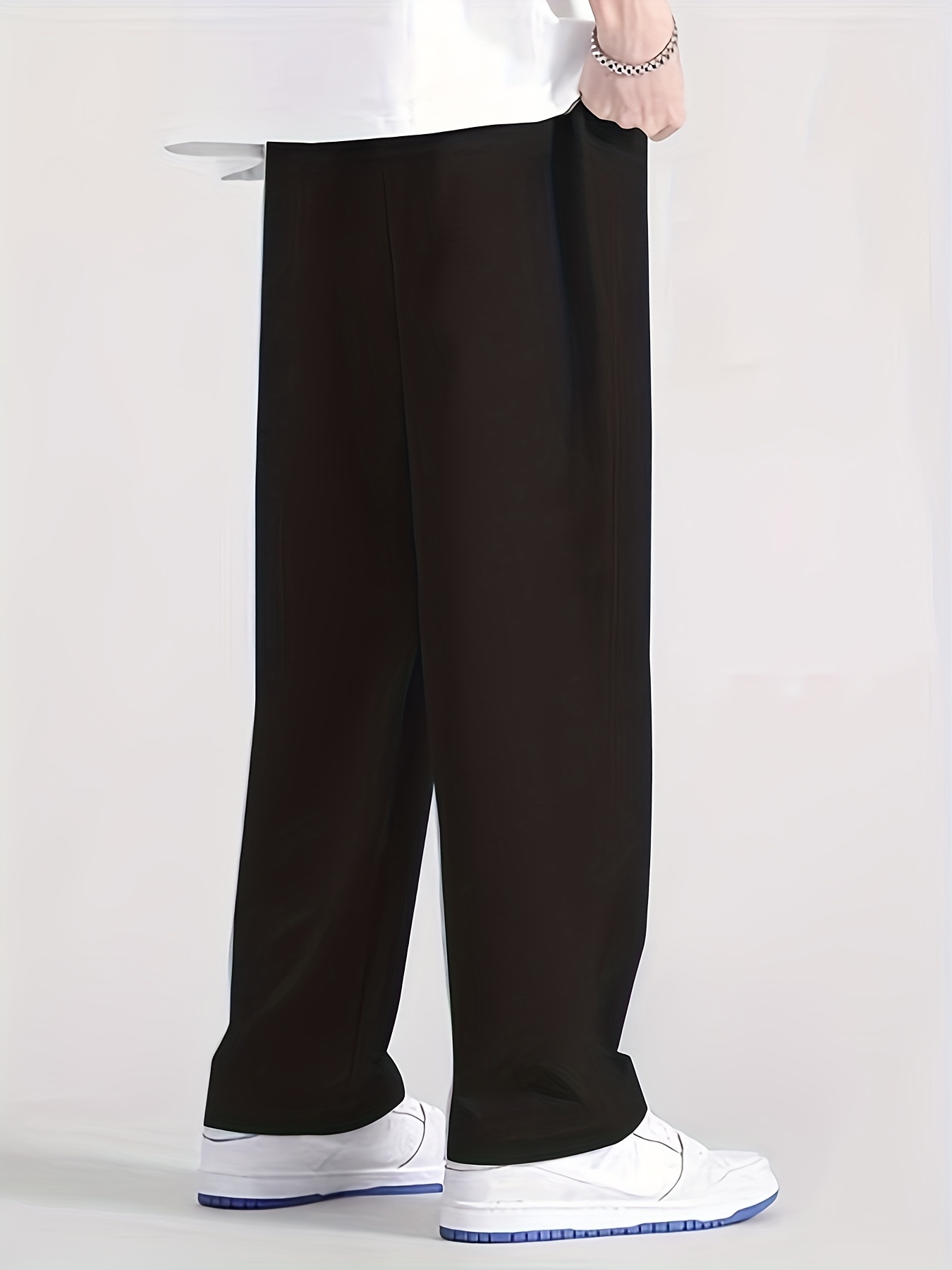 Heart Pattern Joggers Men's Casual Loose Fit Pants