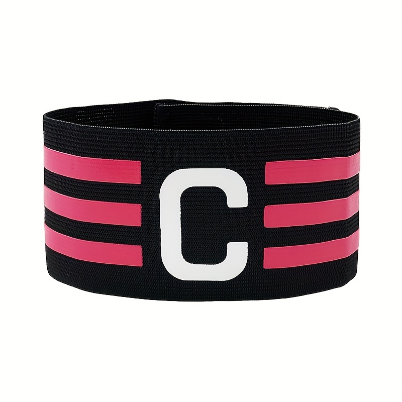 1pc elastic captain armband for youth and adult comfortable and secure wristband for team sports