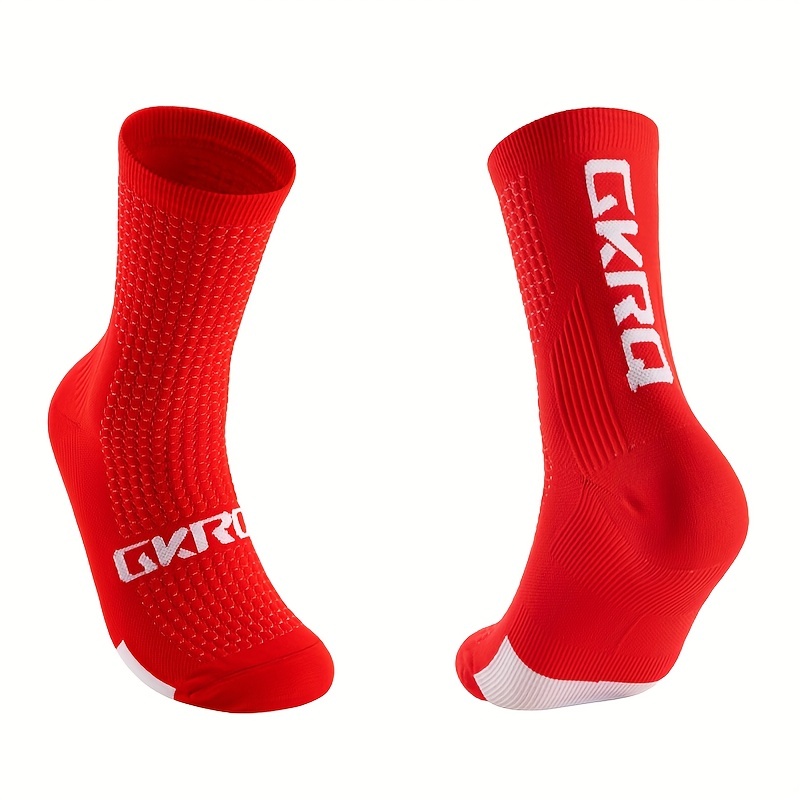 

Nw-giro Men's Breathable Sports Crew Socks - Quick-drying, Sweat-absorbing, And Wear-resistant For Outdoor Running, Cycling, And Hiking
