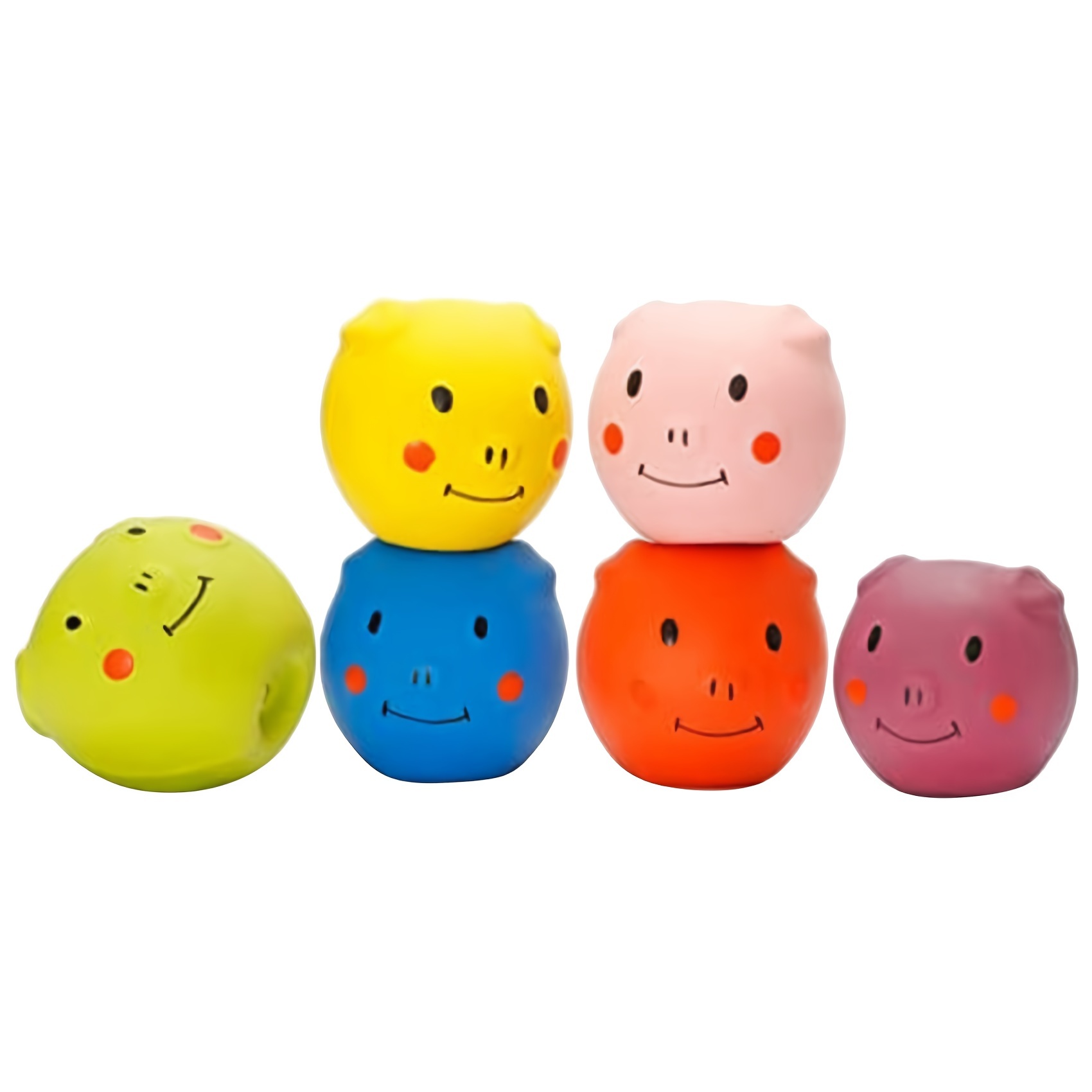 Plastic Puppy Rubber Squeaky Toys - Temu