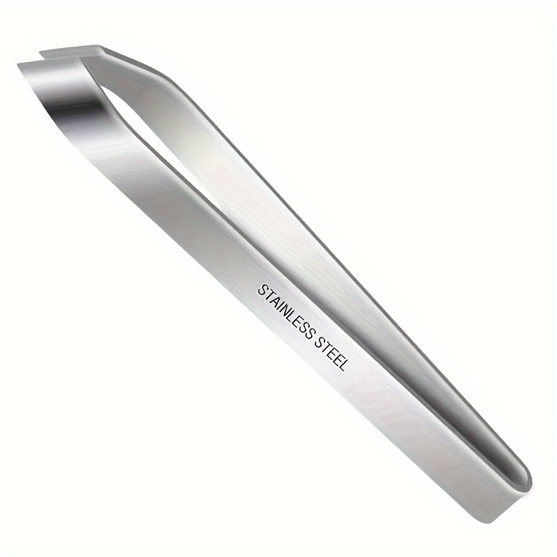 Fish Bone Tweezers Hair Tweezers Eyebrow Clip Stainless - Temu