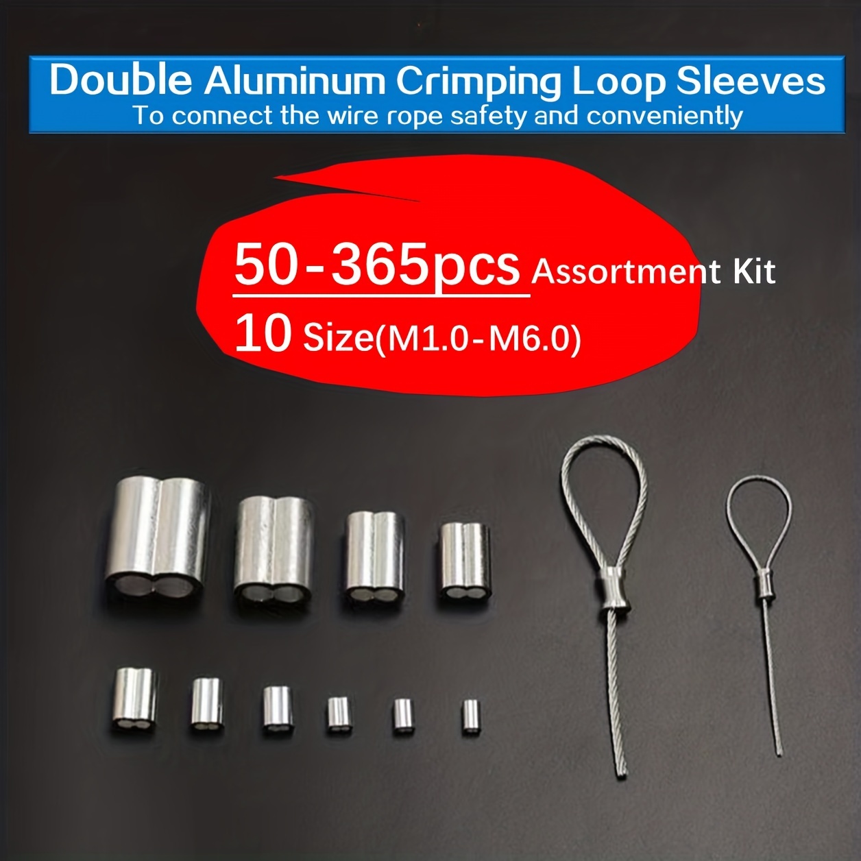 Aluminum Crimping Loop Sleeve - Temu