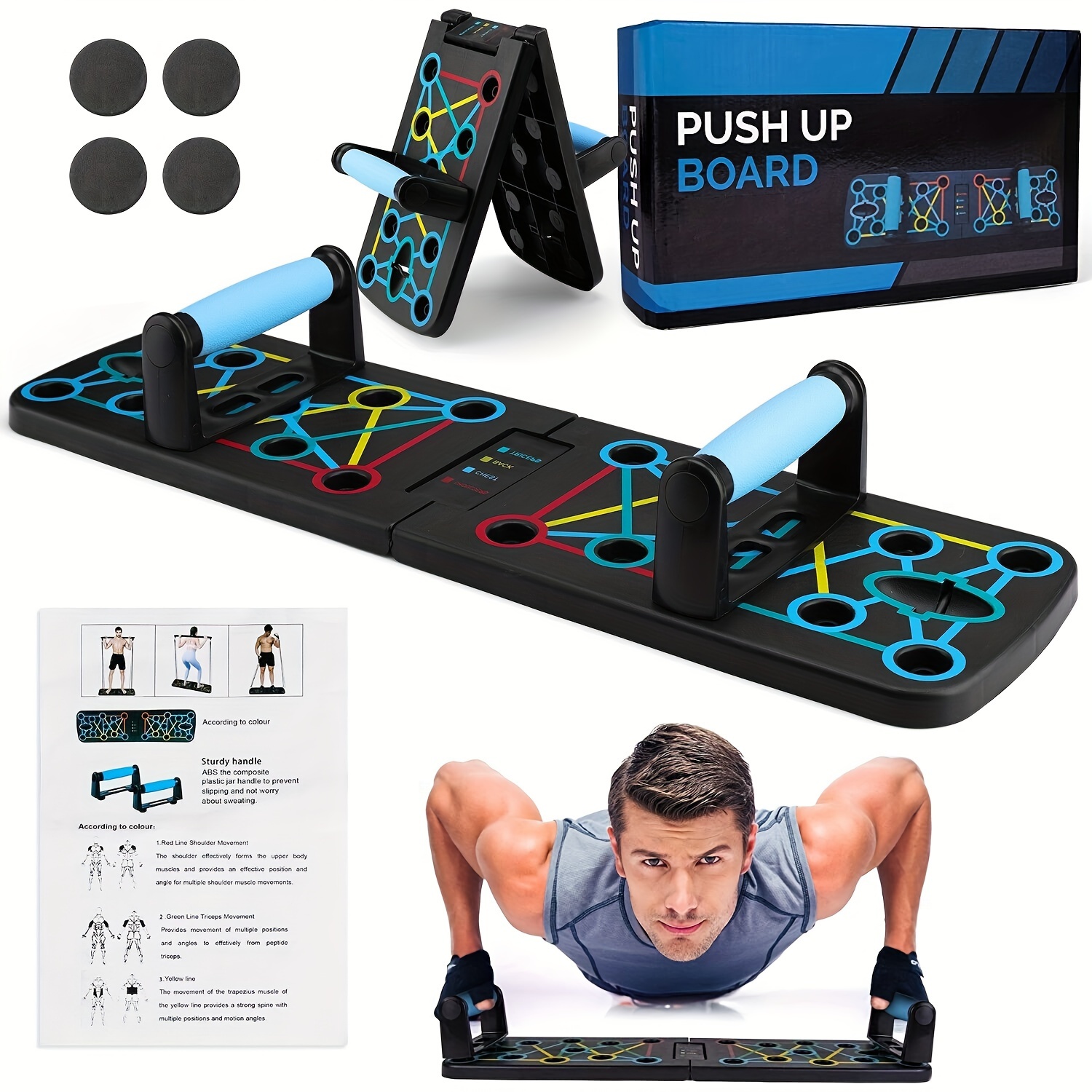 Multi function Home Workout Equipment Portable Push Bar Men - Temu Canada