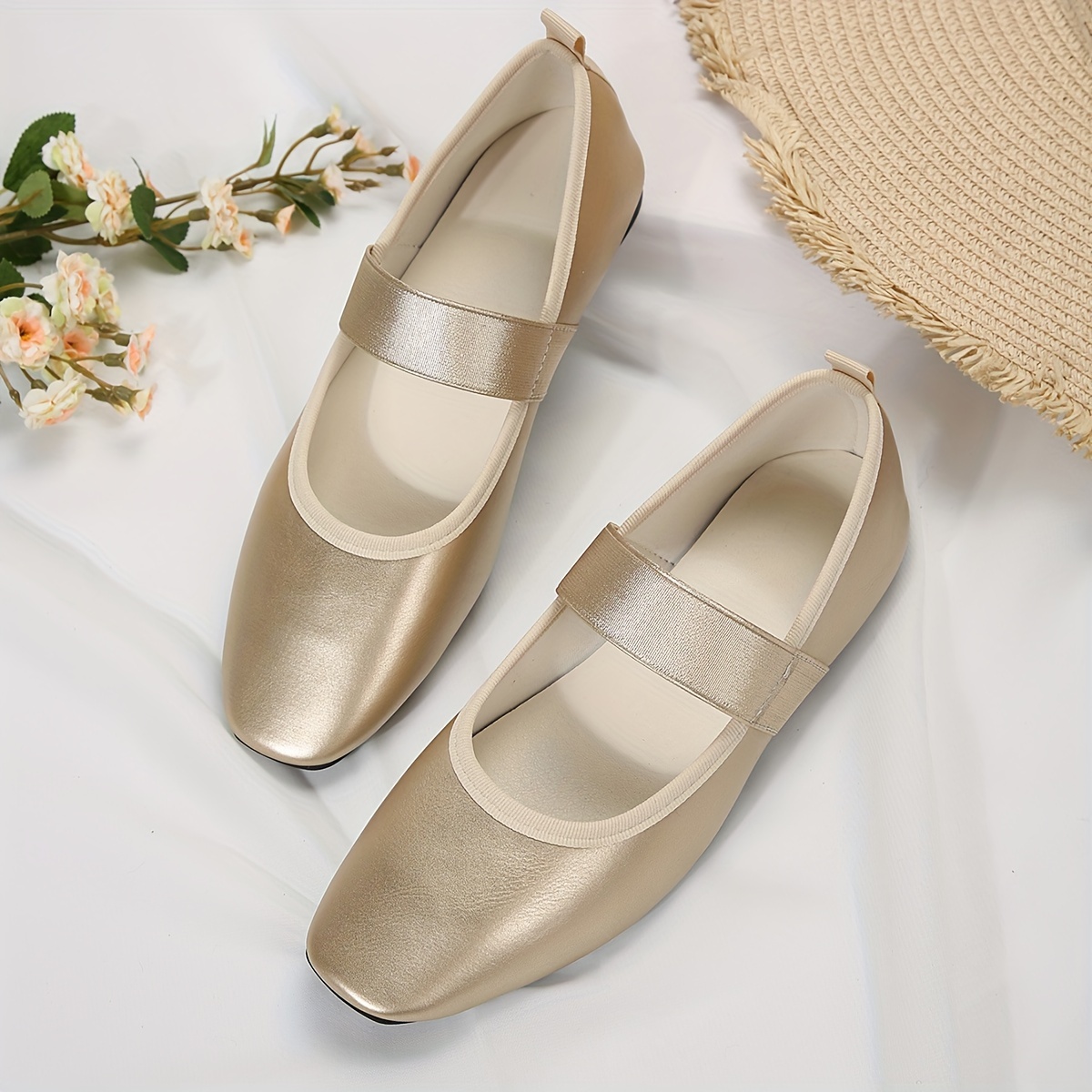 Backless hot sale ballet flats