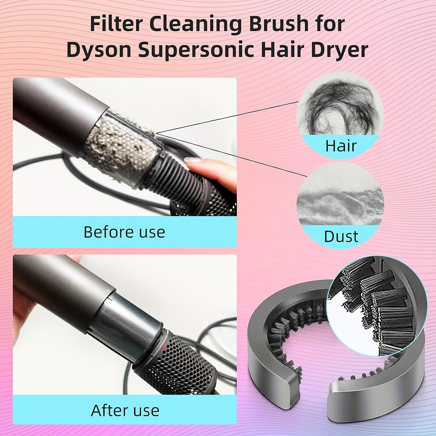 Dryer filter 2025 cleaning brush