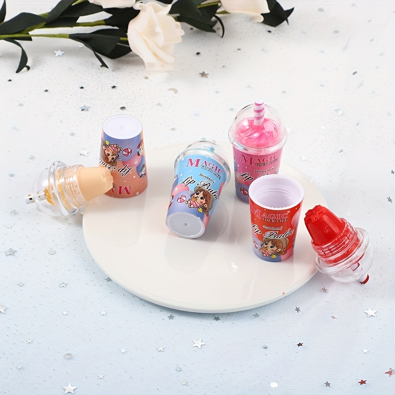 Straw Cup 6 Lipstick Milkshake Lip Glaze
