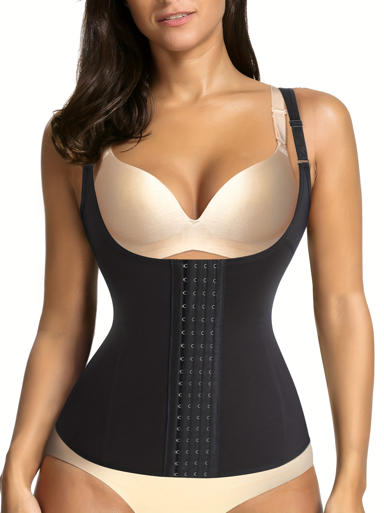 Vest Shape Top Waist Six breasted Adjustable Elastic Corset - Temu