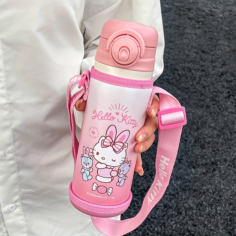 Hellokitty Portable Insulated Cup, Cute Children Straw Cup, Christmas Gift,  Girls Drinking Cup - Temu