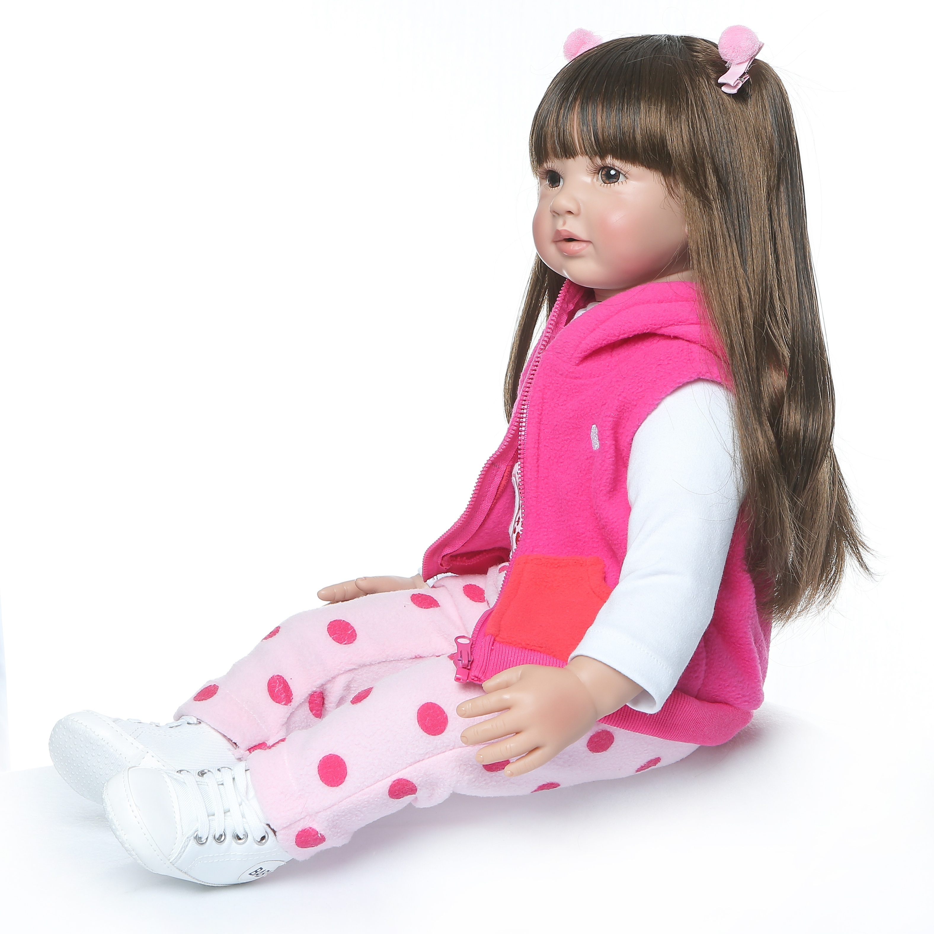 Reborn toddlers sale with long hair