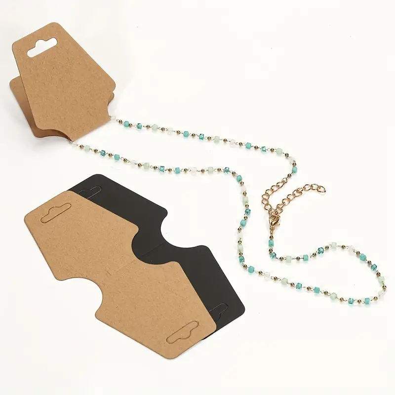 Bracelet Head String Cards Kraft Paper Jewelry Display - Temu Mexico