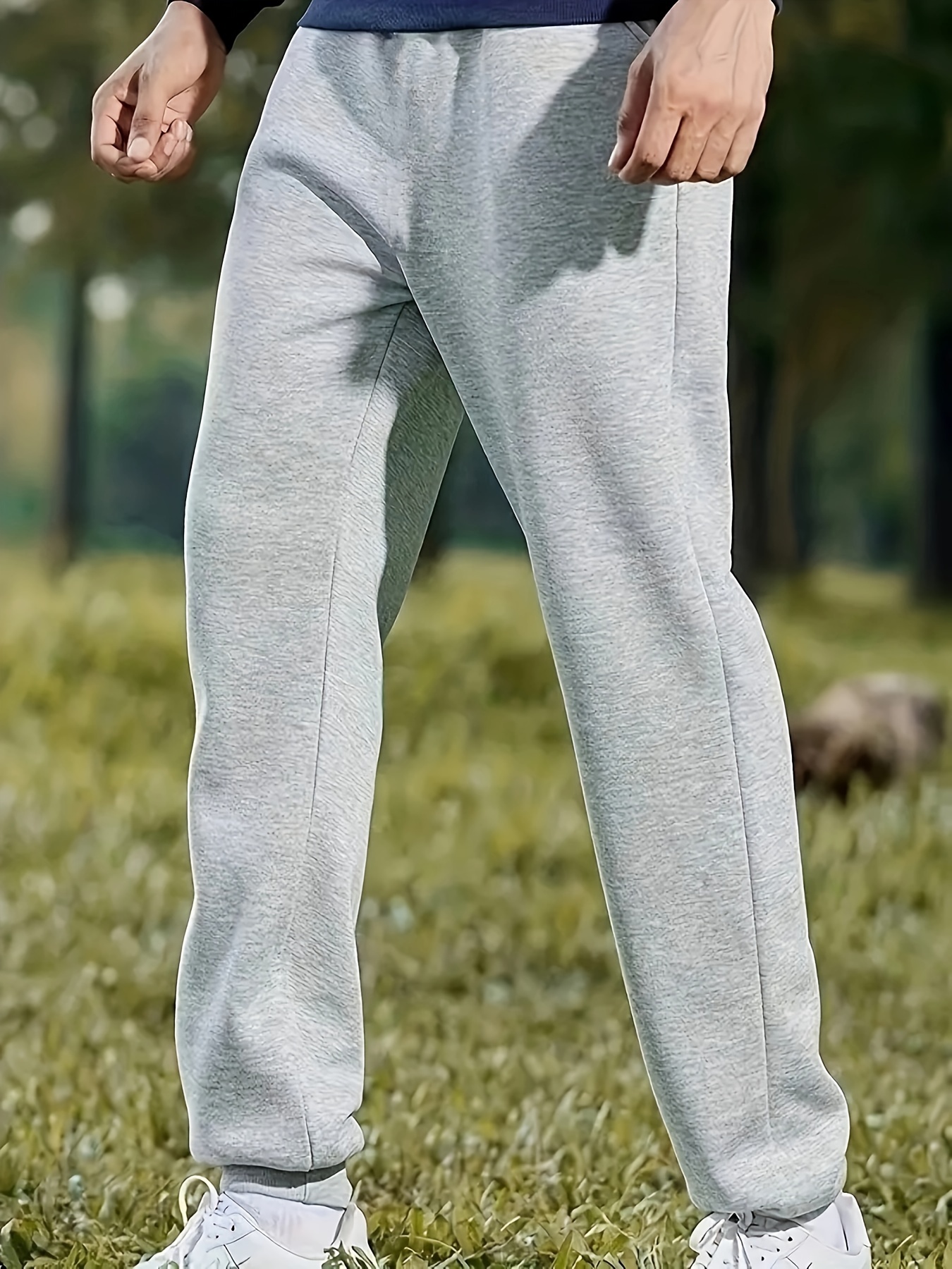 Men's Drawstring Joggers Sweatpants Loose Workout Running Pants With  Pockets Streetwear