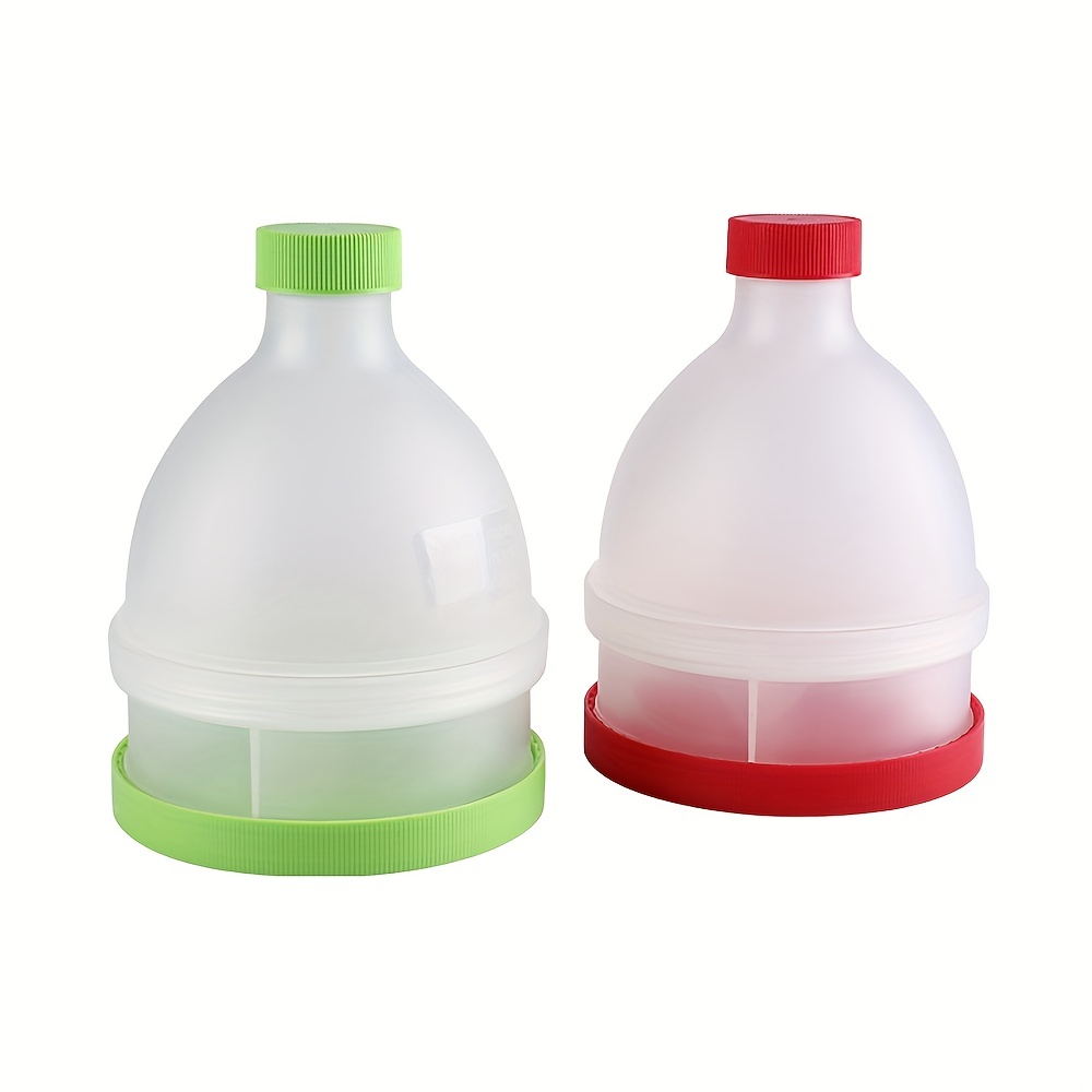 Plastic Protein Container Funnel Shaped with Pill Box Storage