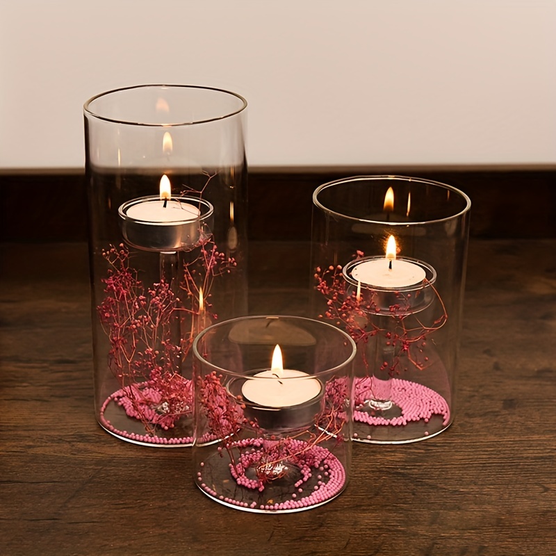 Handmade Decorative Glass Oil Lamps, Refillable Oil Candles Glass, Liquid  Candle, Reusable House Warming Gifts New Home 