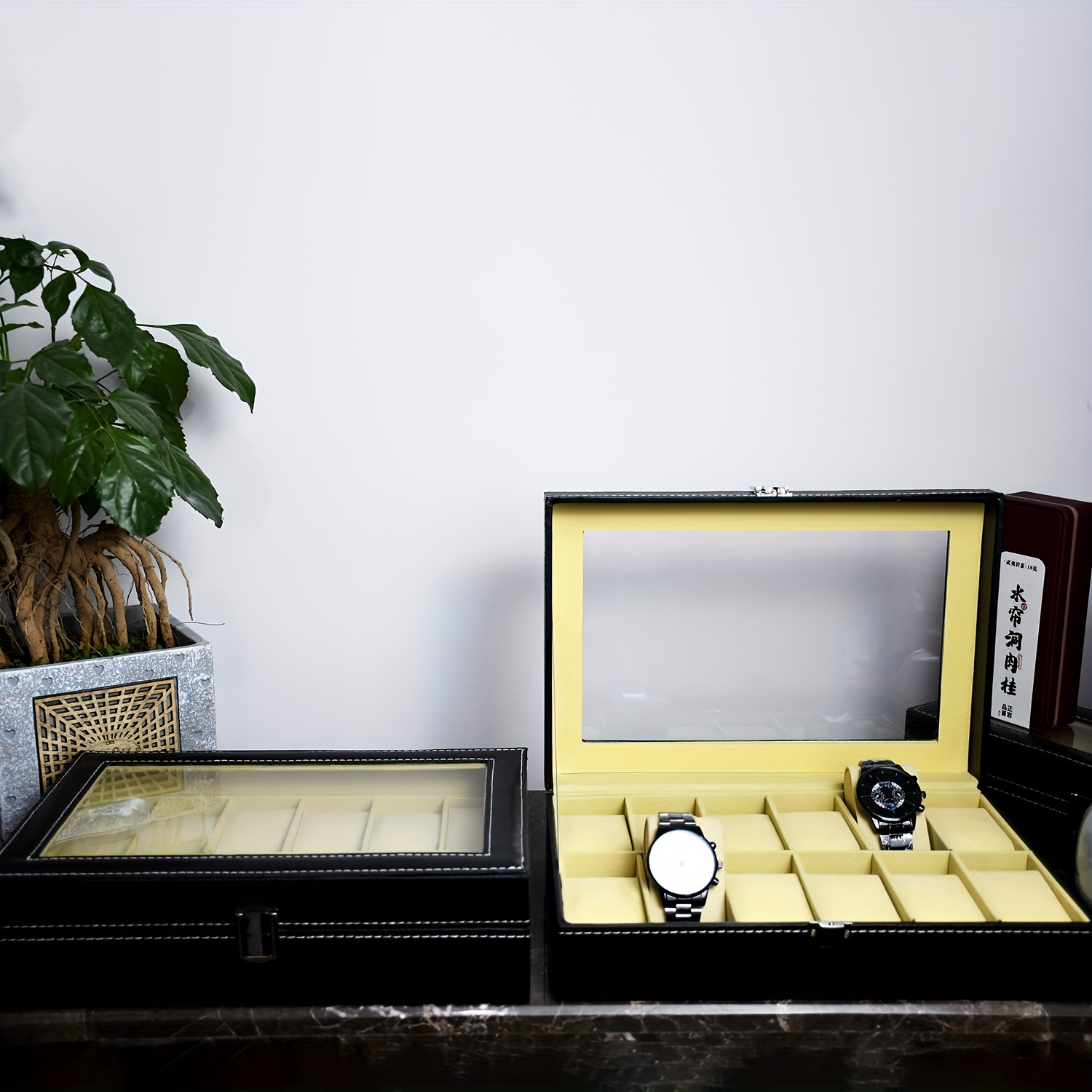 Large-capacity Watch Collection Box, Watch Display Box - Temu