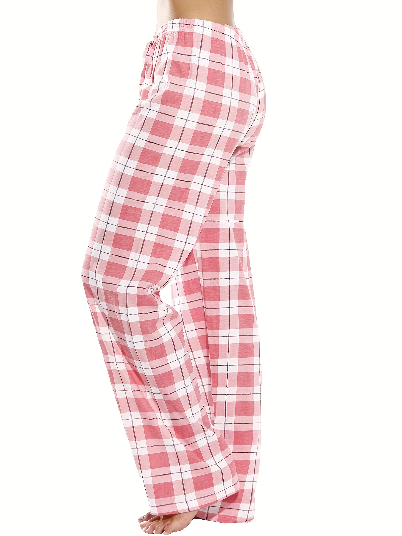 Women Plaid Pajama Pants Sleepwear, Women Lounge Pants Comfy