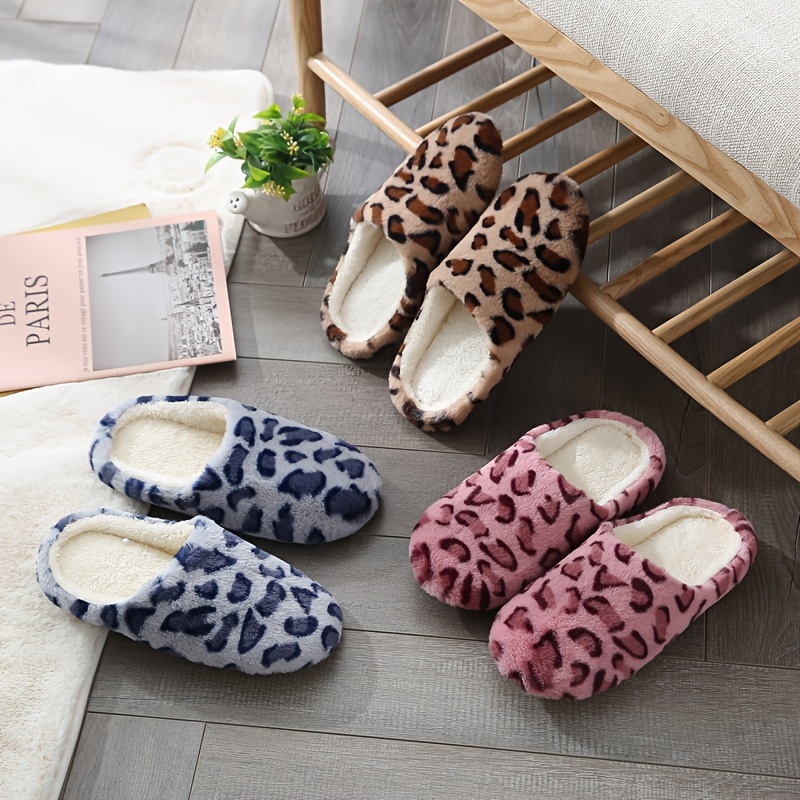 nsendm Female Shoes Adult Leopard Slippers for Women Sandals Platform Mouth  Fish Fashion Women's slipper Indoor Slippers for Women Grey 7.5 