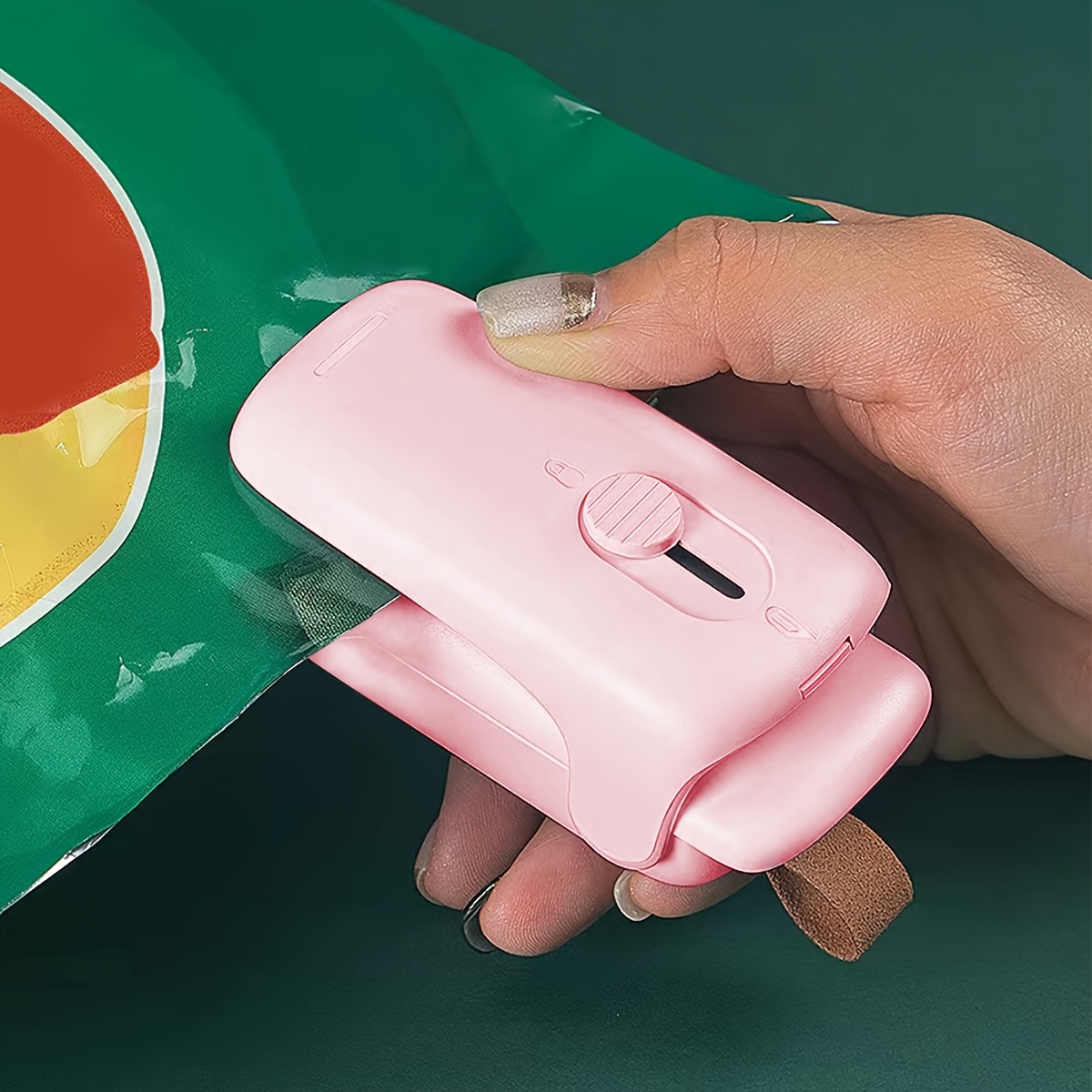 Portable Mini Heat Sealer For Food Bags Thermal Plastic Bag - Temu
