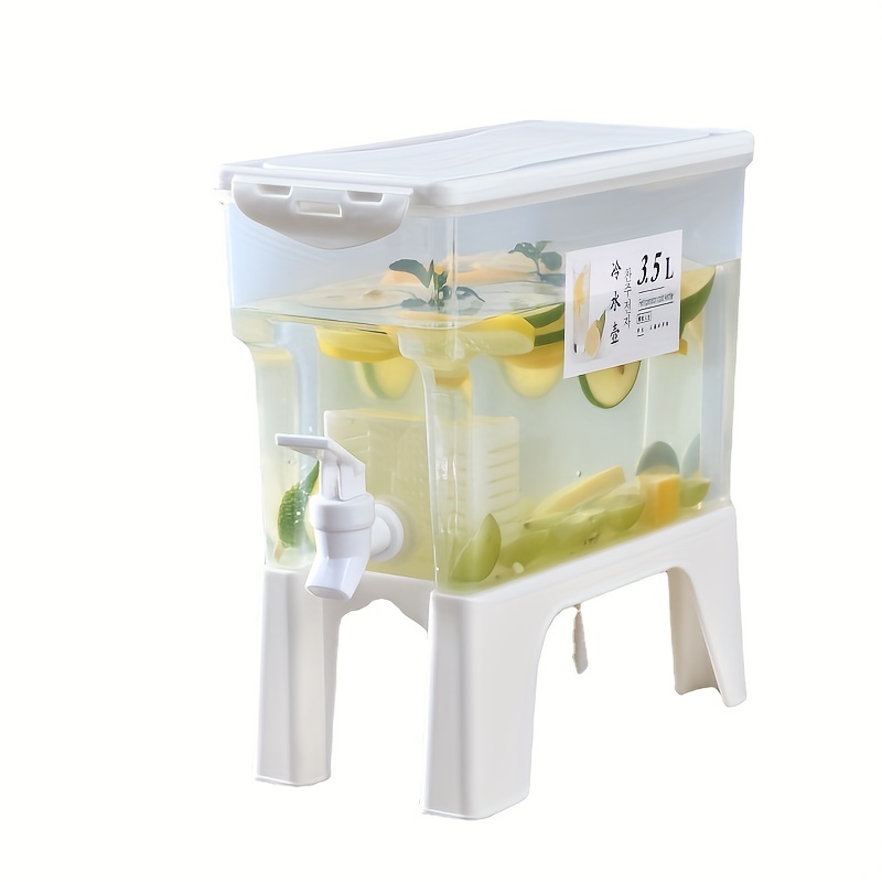 Drink Dispenser For Fridge, Beverage Dispenser With Spigot, Milk, Lemonade  Dispenser, Juice Containers With Lids For Fridge, Parties And Dairly Use -  Temu