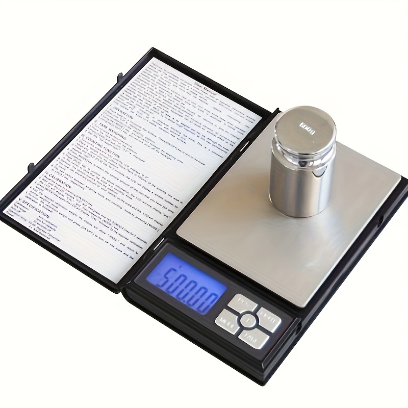 Mini Digital Jewelry Scale,High Precision Pocket Grams Weigh Reloading  Scale 300g/0.01g with LCD Blacklight for General Laboratory, Commercial,  and