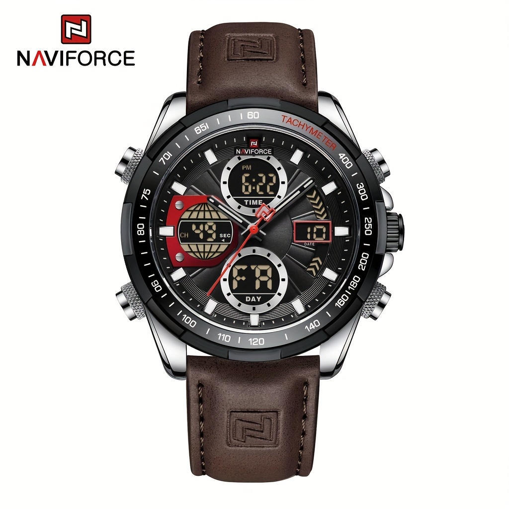 Naviforce Multifunctional Men s Electronic Watch Luminous Temu